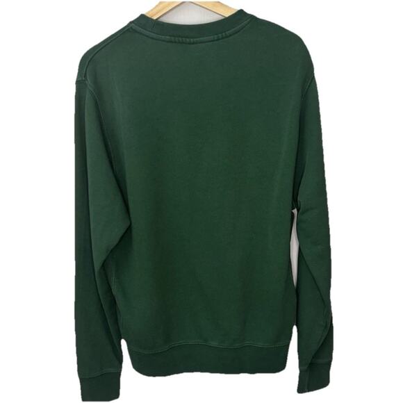 Nike Sweatshirt Mens Sportswear Club Fleece French Terry Size Small Green Crew - Picture 5 of 9